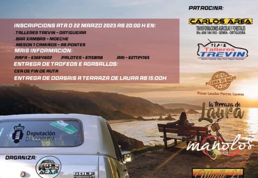 Ortigueira acollerá a primeira edición do Roteiro Turístico Vila de Ortigueira o vindeiro sábado 25 de marzo